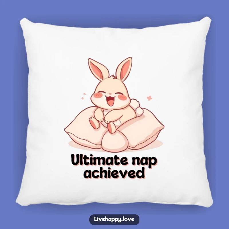Funny Rabbit Pillow Roll Pillow - Ultimate Cozy Companion, Sweet Funny Gift