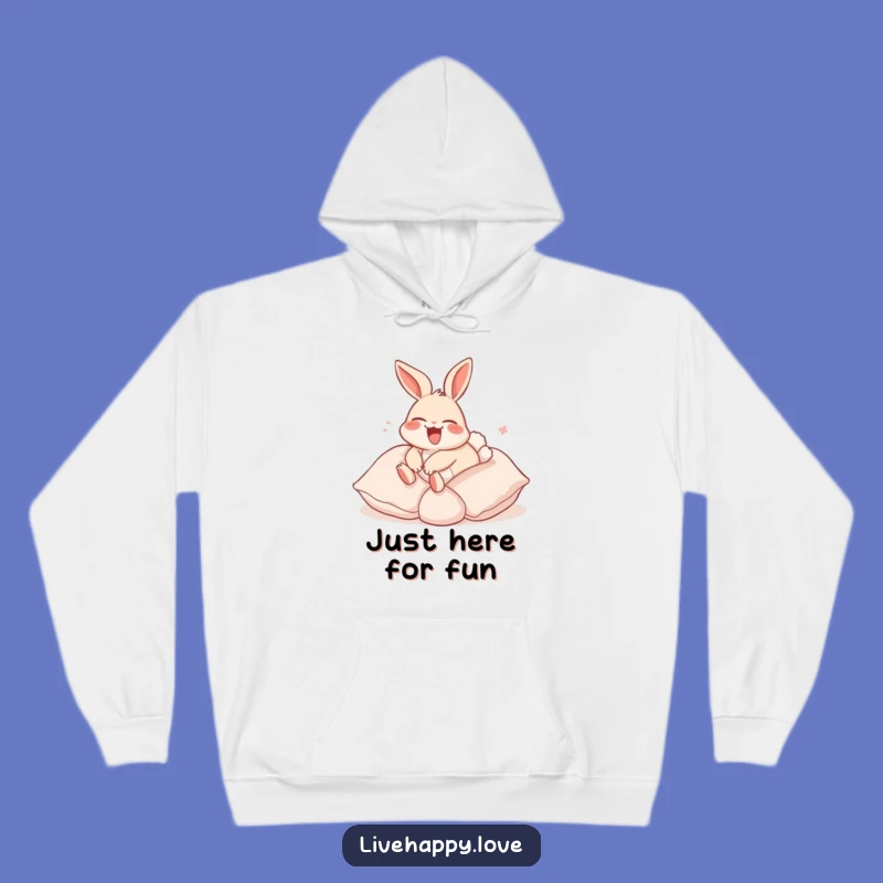 Funny Rabbit Pillow Roll Hoodie - Ultimate Comfort, Cozy & Funny Gift