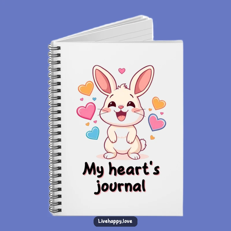 Funny Rabbit Notebook: Juggling Thoughts of Love, Perfect Funny Gift