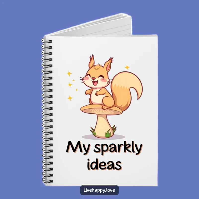 Funny Squirrel Notebook: Bouncing Ideas Emerge, Perfect Funny Gift