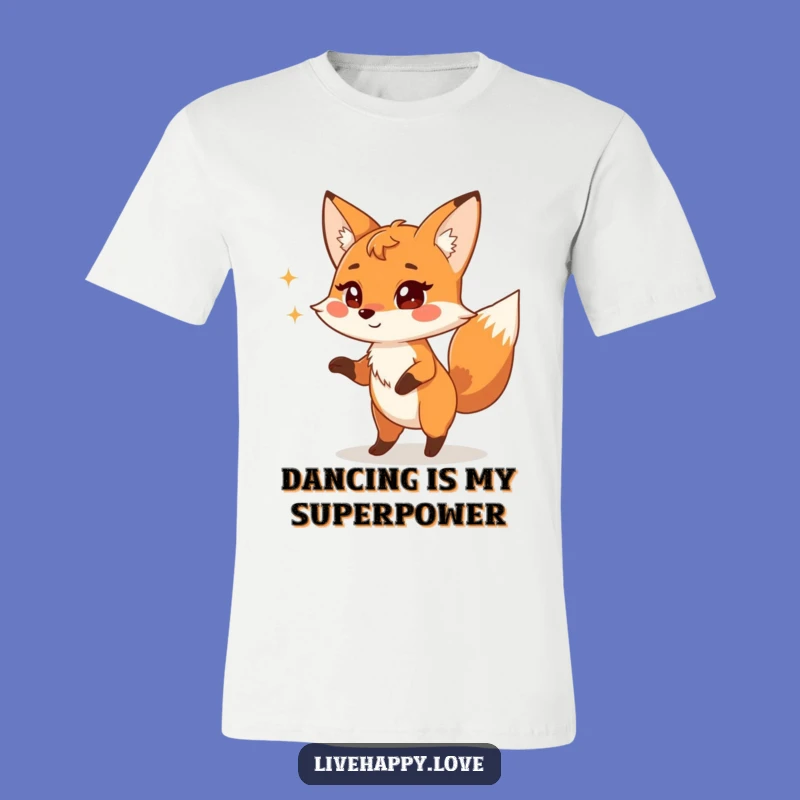 Funny Fox Silly Dance T-Shirt - Expressive Animal Tee, Great Funny Gift